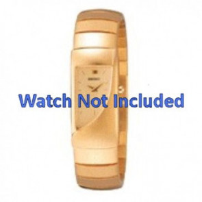 Correa de reloj Seiko 1N00-6F90 / SXJR78P1 Acero Chapado en oro